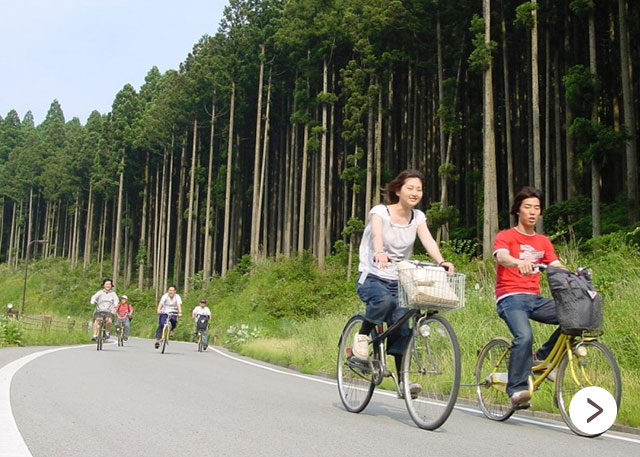 越知川名水街道エリア